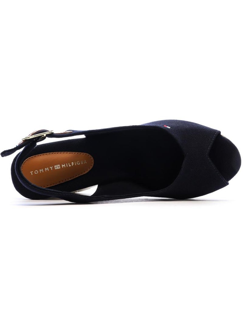 Sandales Femme Tommy Hilfiger Bleu marine - Kiabi