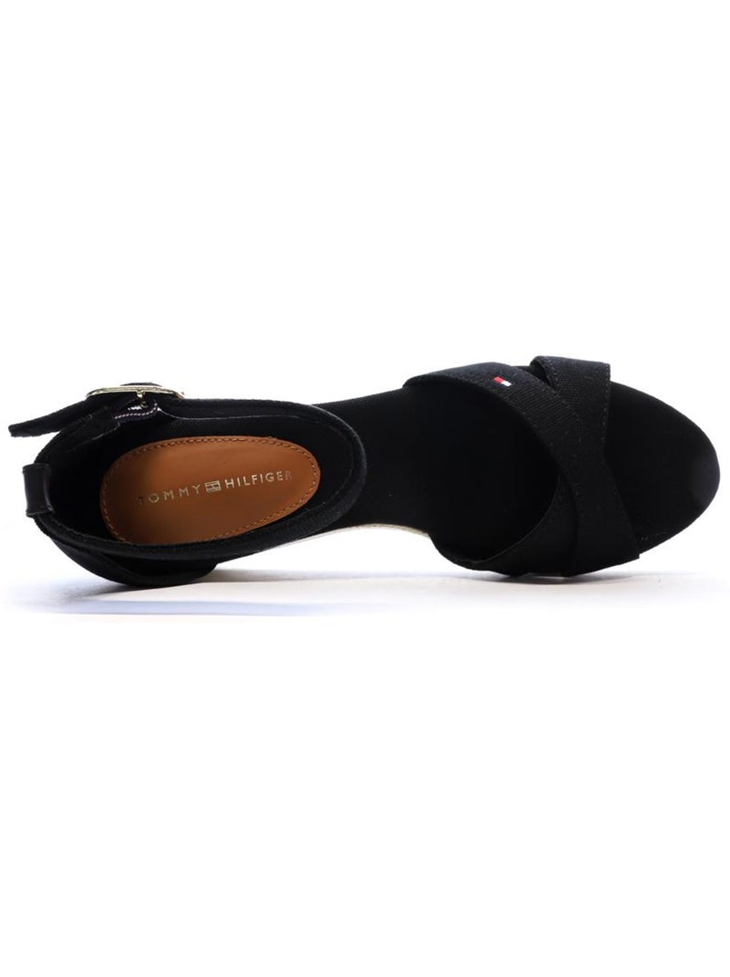 Sandales Femme Tommy Hilfiger Noir - Kiabi