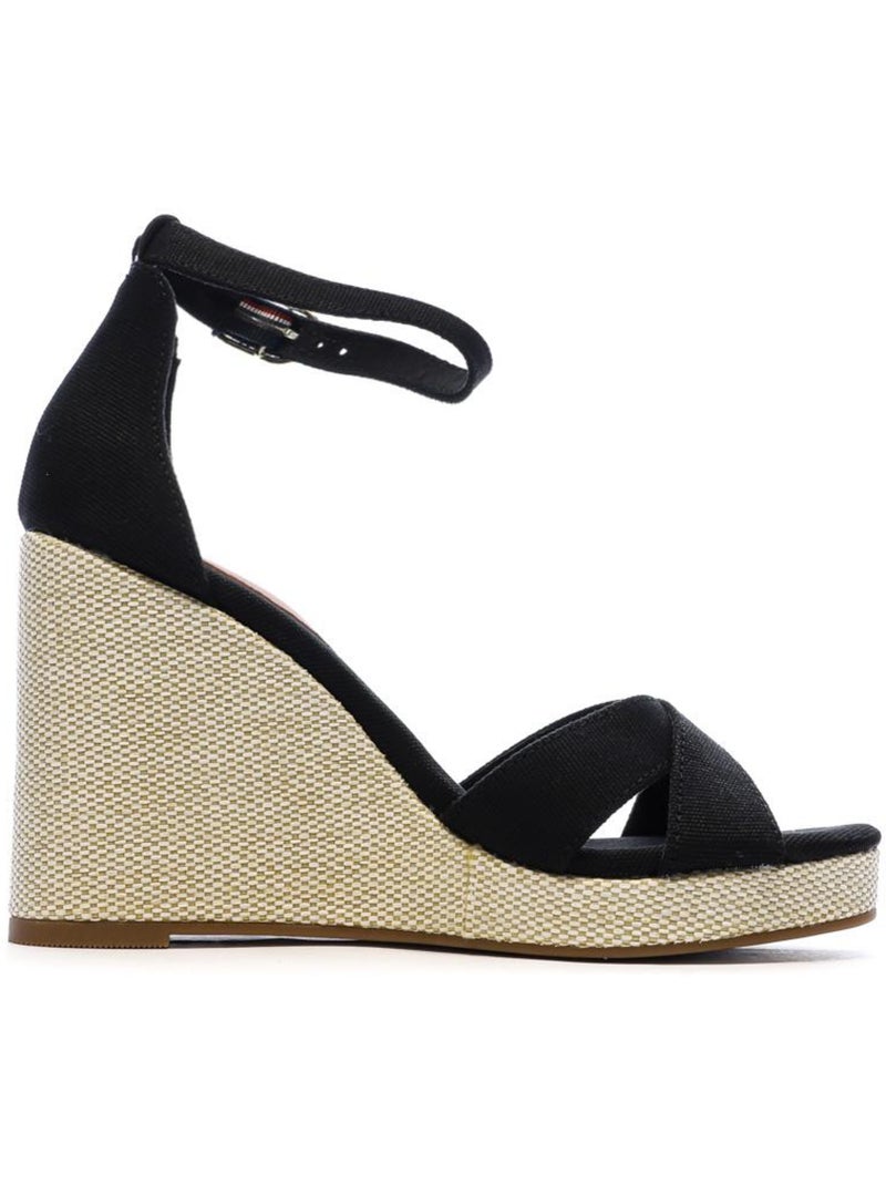 Sandales Femme Tommy Hilfiger Noir - Kiabi