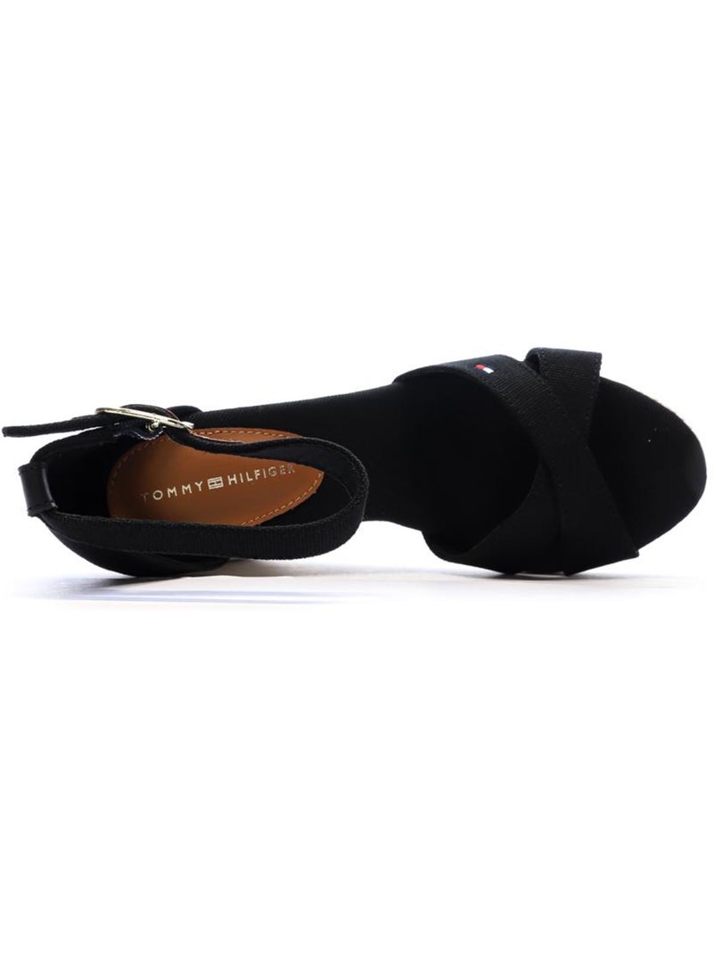 Sandales Femme Tommy Hilfiger Noir - Kiabi