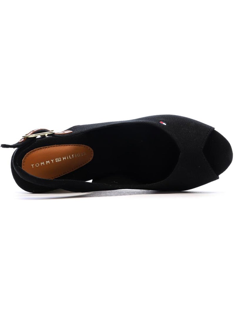 Sandales Femme Tommy Hilfiger Noir - Kiabi