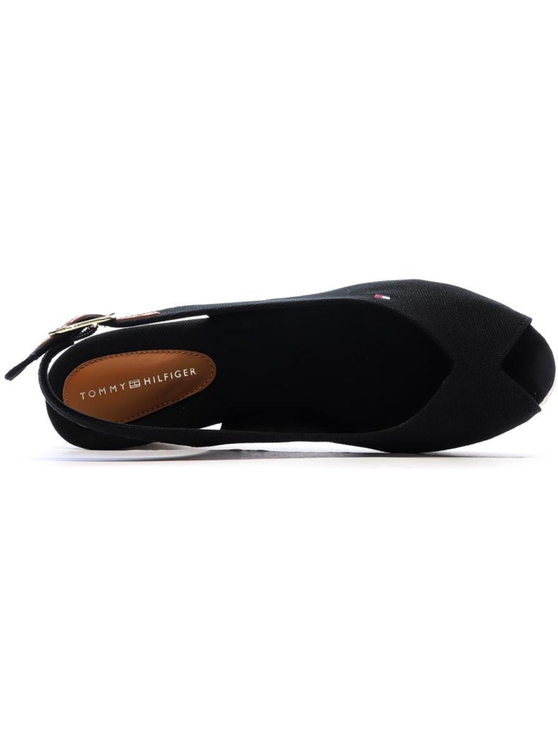 Sandales Femme Tommy Hilfiger Noir - Kiabi