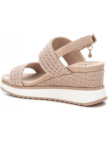 Sandales compensées femme