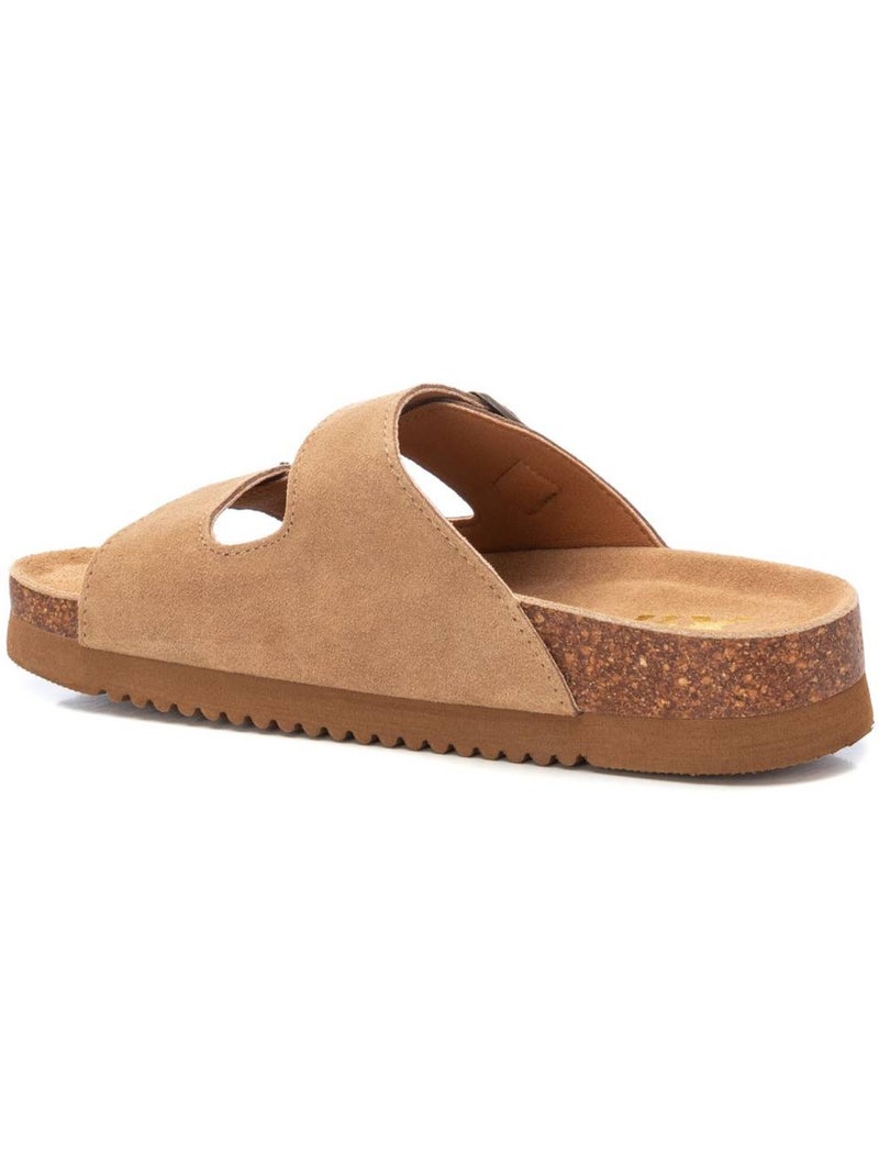 Sandales  Femme Xti Cuir 142552 Camel - Kiabi