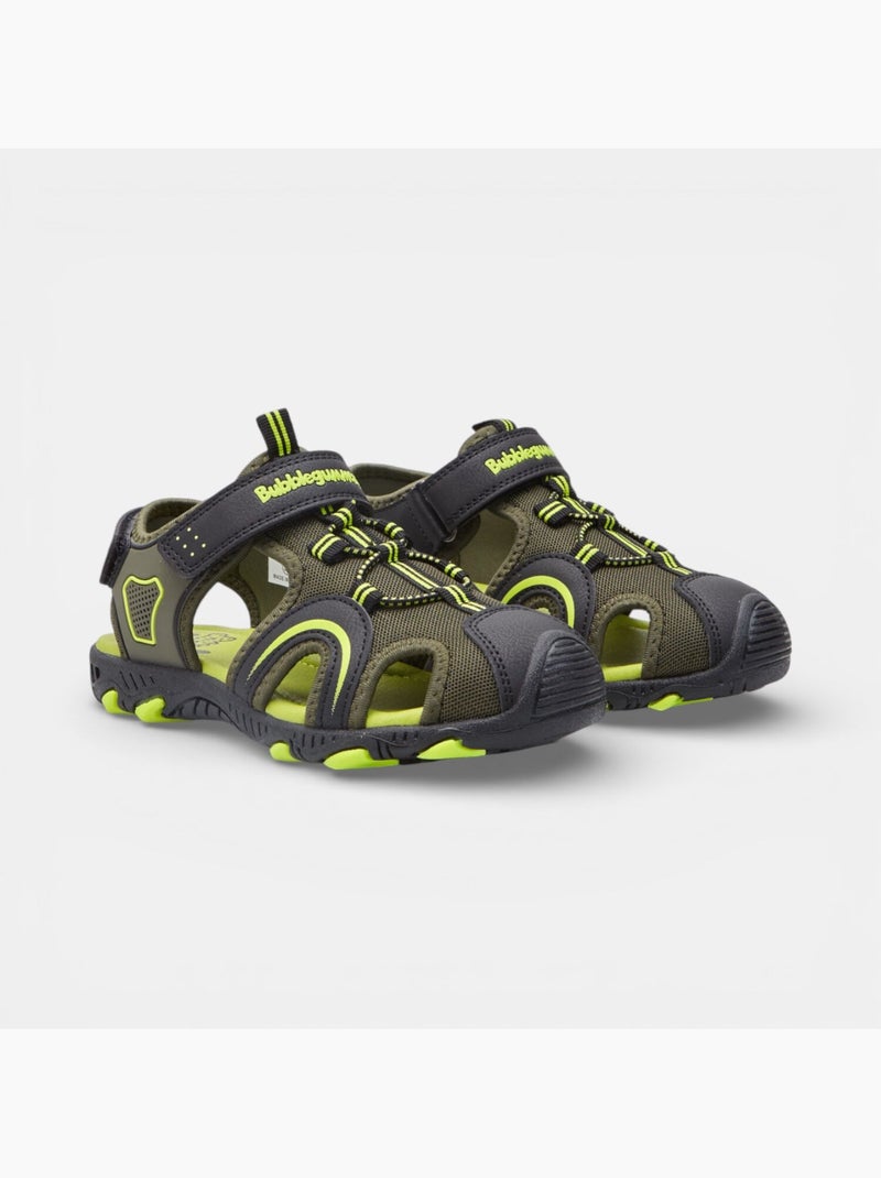 Sandales fermées Bubblegummers avec bride Vert - Kiabi