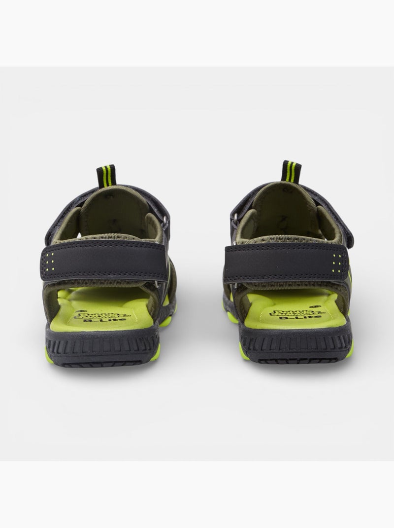 Sandales fermées Bubblegummers avec bride Vert - Kiabi