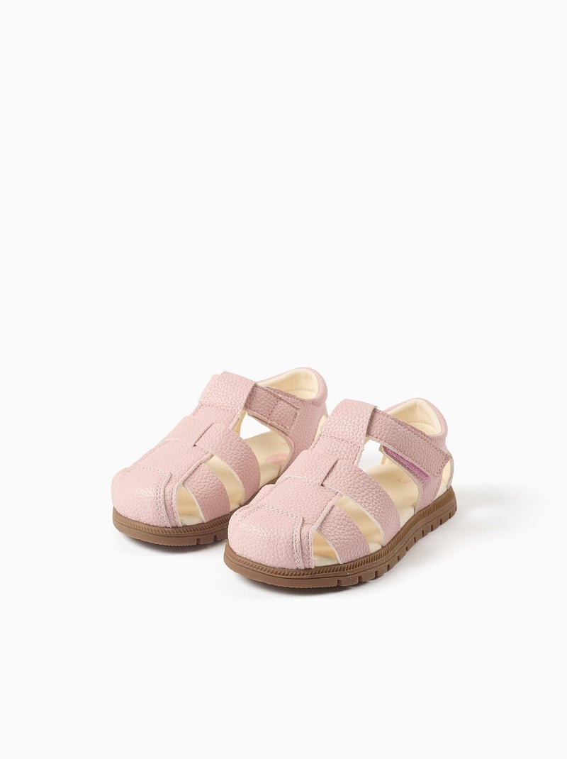 Sandales fermées My First Steps Rose clair - Kiabi
