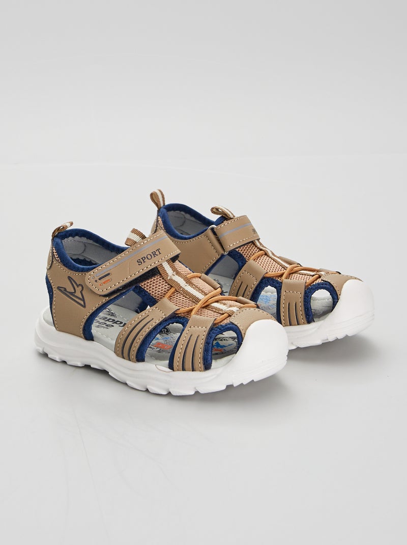 Sandales fermées Rose - Kiabi