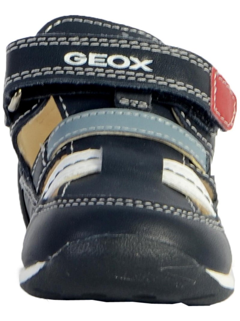 Sandales Geox Bébé Garçons B Each B. A - Nappa+Geobuck Bleu - Kiabi