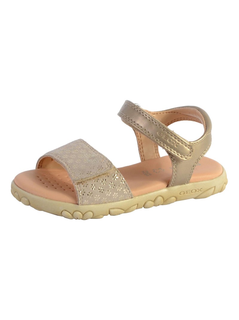 Sandales Geox Enfant Fille J S. Haiti G. A - PR.GO.SU+PE.SY Gris - Kiabi