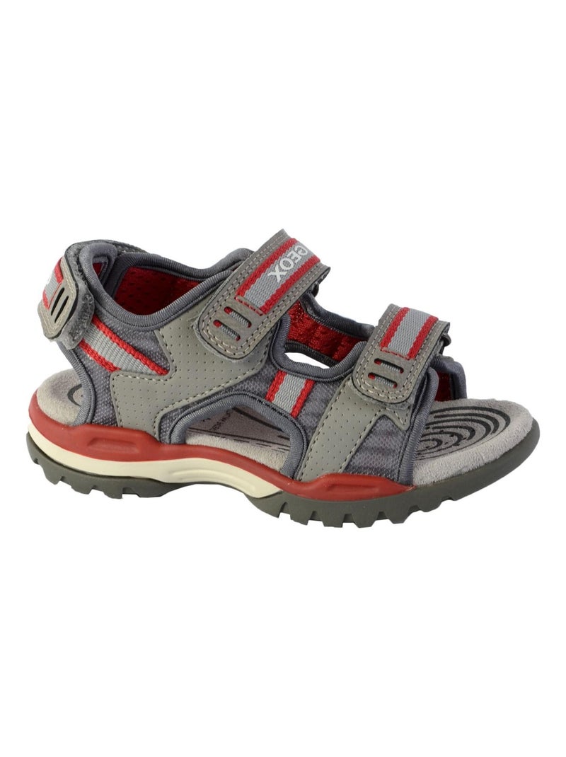 Sandales Geox Enfant Garçons J Borealis B. D -Mesh+Wax.Syn Gris - Kiabi