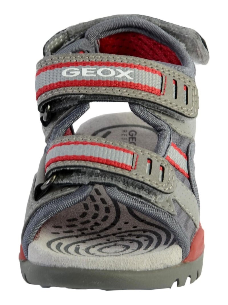 Sandales Geox Enfant Garçons J Borealis B. D -Mesh+Wax.Syn Gris - Kiabi