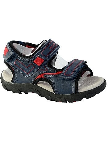 Sandales Geox Enfant Garçons J S. Strada A - Wax.Syn2+PR.DBK