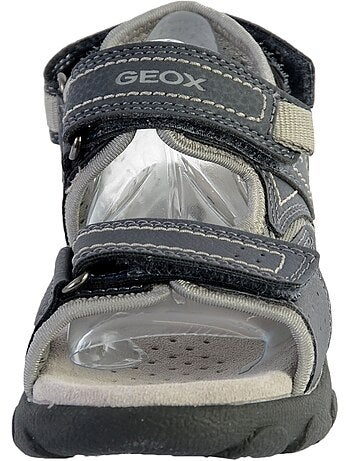 Sandales Geox Enfant Garçons J S. Strada A - Wax.Syn2+PR.DBK