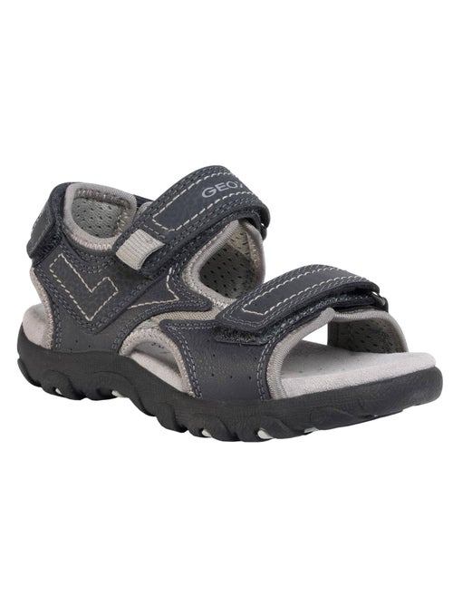 Sandales Geox Enfant Garçons J S. Strada A - Wax.Syn2+PR.DBK - Kiabi