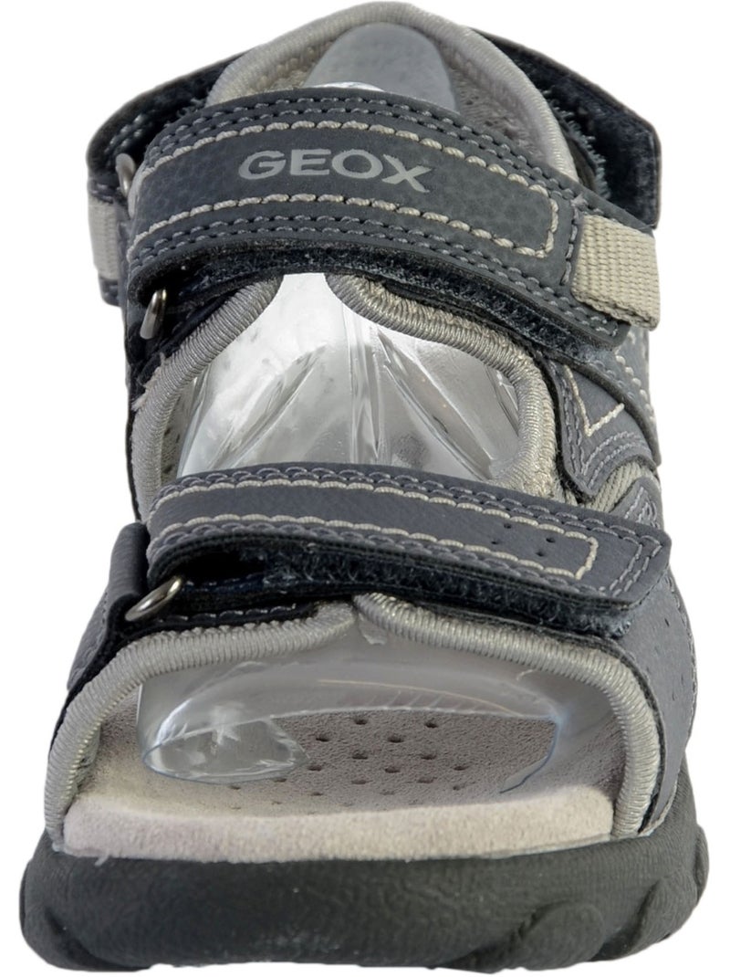 Sandales Geox Enfant Garçons J S. Strada A - Wax.Syn2+PR.DBK Bleu - Kiabi