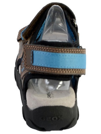 Sandales Geox Enfant Garçons J S. Strada A - Wax.Syn2+PR.DBK
