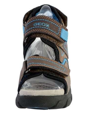 Sandales Geox Enfant Garçons J S. Strada A - Wax.Syn2+PR.DBK