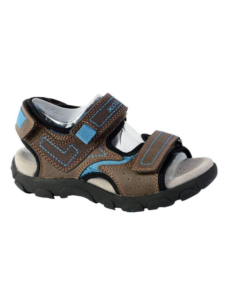 Sandales Geox Enfant Garçons J S. Strada A - Wax.Syn2+PR.DBK Marron - Kiabi