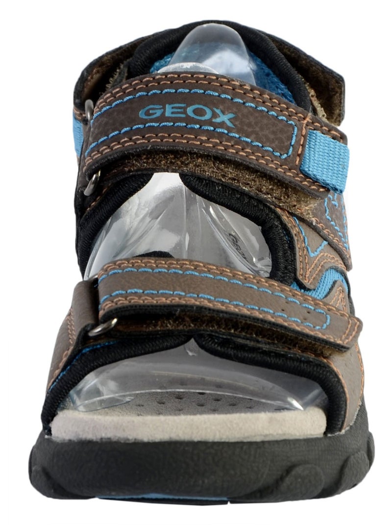 Sandales Geox Enfant Garçons J S. Strada A - Wax.Syn2+PR.DBK Marron - Kiabi