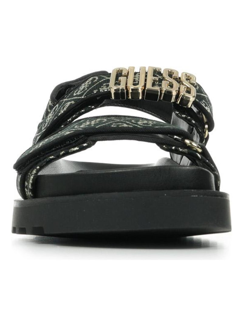Sandales Guess Fabelis Noir Doré - Kiabi