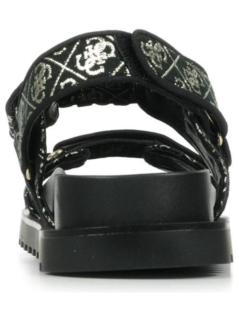 Sandales Guess Fabelis Noir Doré - Kiabi