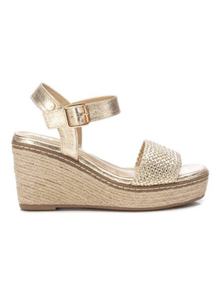 Sandales habillées à semelle compensée avec boucle