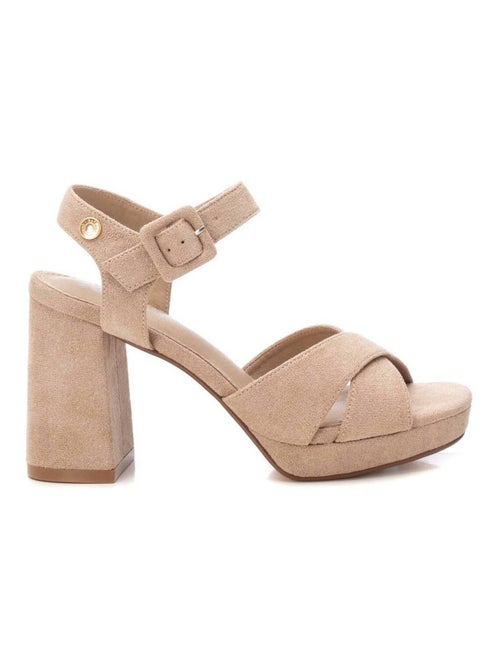 Sandales habillées à talon avec boucle - Kiabi