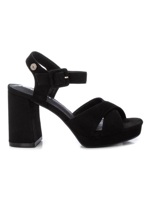 Sandales habillées à talon avec boucle - Kiabi