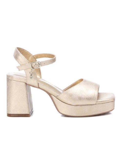 Sandales habillées à talon avec bride cheville - Kiabi