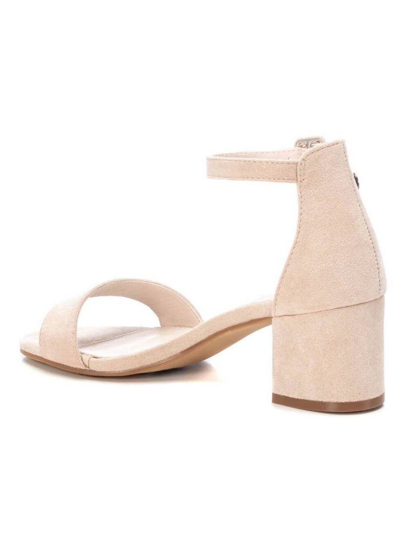 Sandales habillées à talon avec bride cheville Doré/or - Kiabi