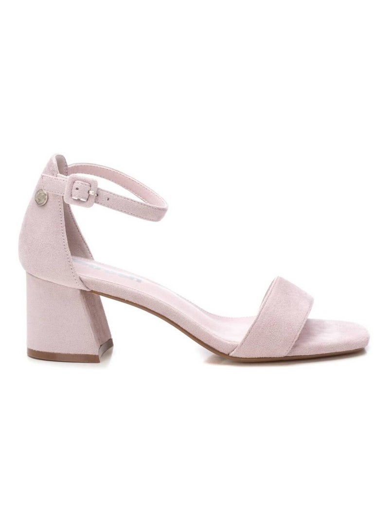 Sandales habillées à talon avec bride cheville Violet - Kiabi