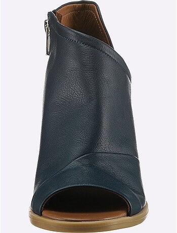 Sandales Cuir Nappa De Vache - Taille Standard - Helline