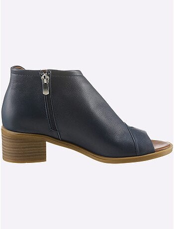 Sandales Cuir Nappa De Vache - Taille Standard - Helline