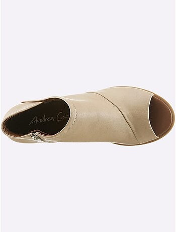 Sandales Cuir Nappa De Vache - Taille Standard - Helline