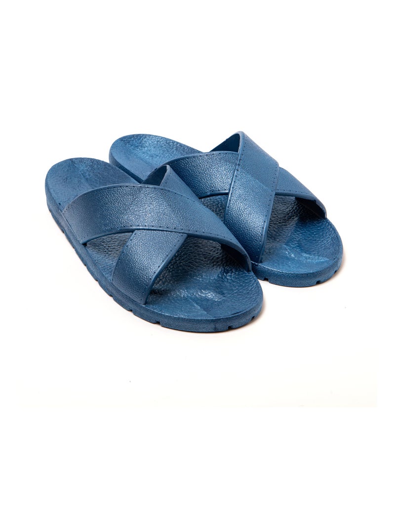 Sandales homme Brasileras semelle en gomme Bleu - Kiabi
