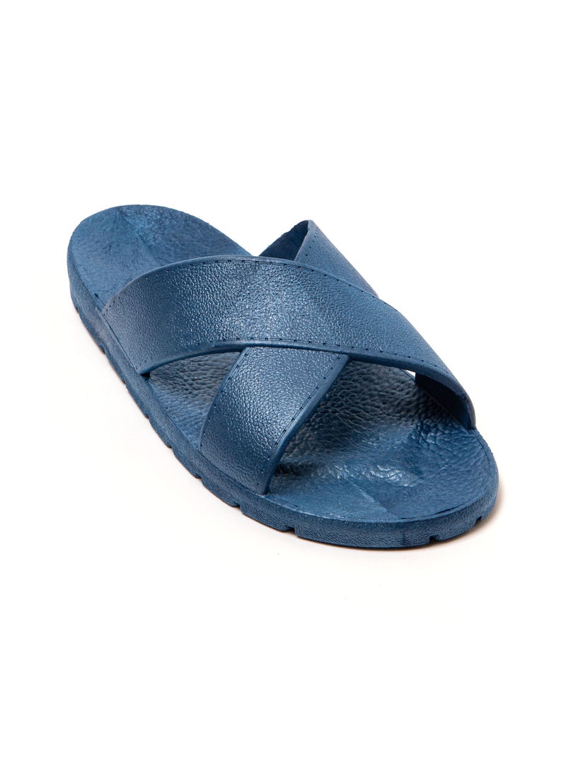 Sandales homme Brasileras semelle en gomme Bleu - Kiabi