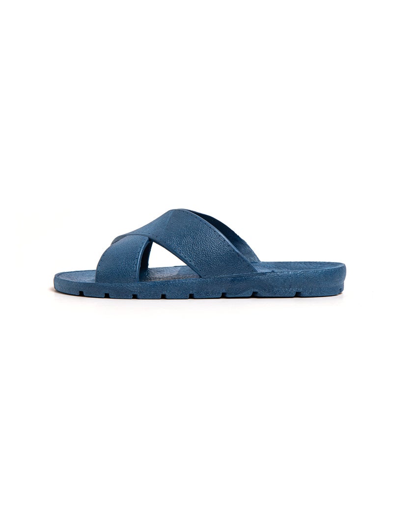 Sandales homme Brasileras semelle en gomme Bleu - Kiabi