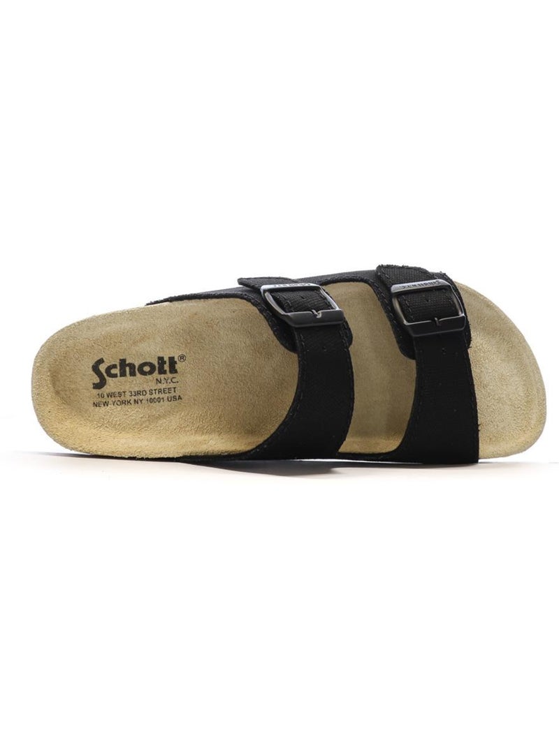 Sandales Homme Schott Noir - Kiabi
