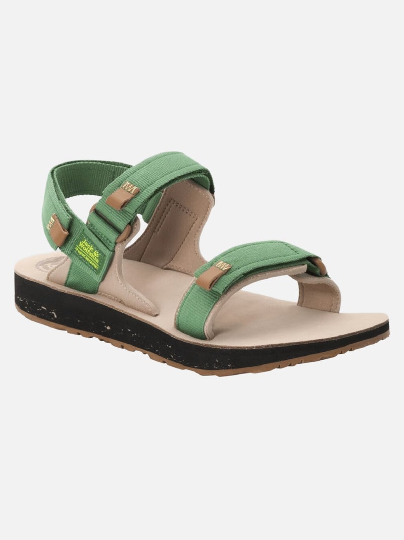 Sandales 'Jack Wolfskin' 'Outfresh Deluxe Sandal M' Vert - Kiabi