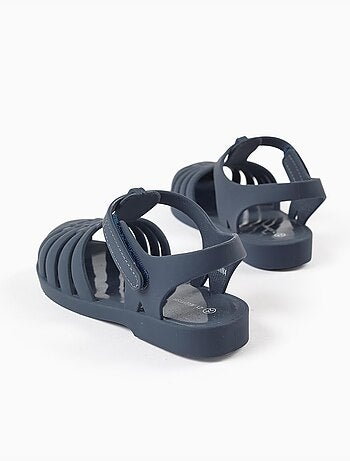 Sandales jelly avec fermeture à scratch