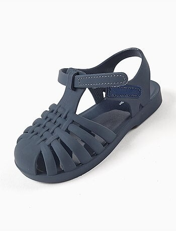 Sandales jelly avec fermeture à scratch