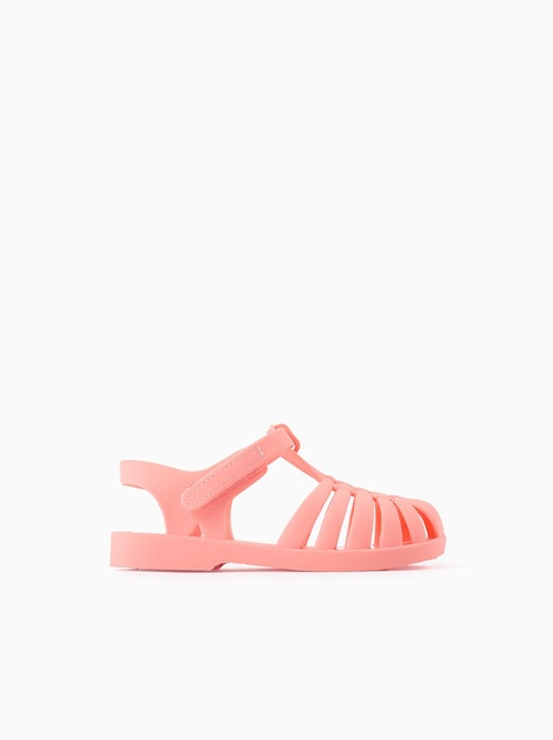 Sandales jelly avec fermeture à scratch - Kiabi