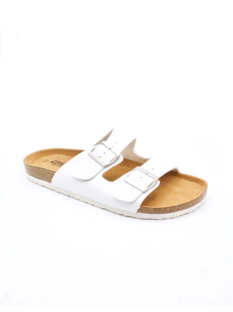 Sandales Kebello Blanc - Kiabi