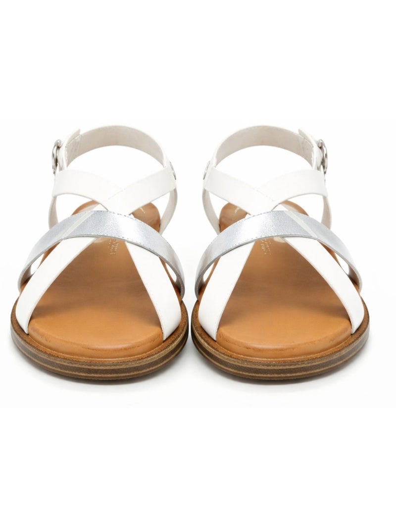 Sandales Kebello Blanc - Kiabi