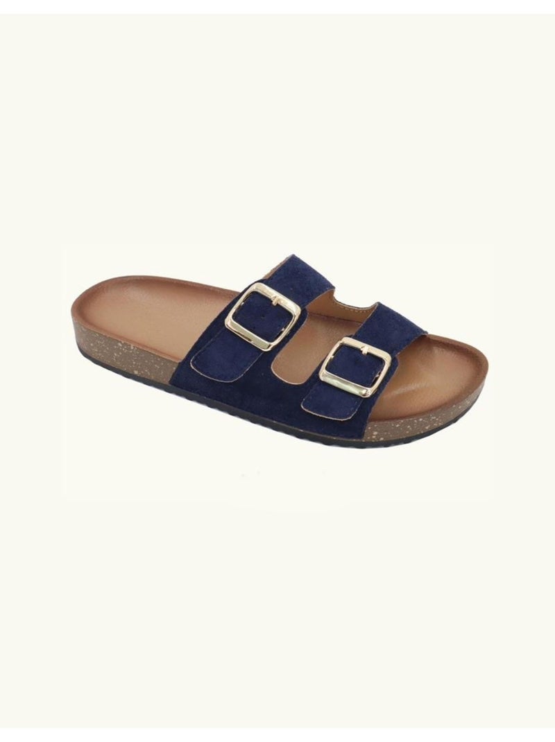 Sandales Kebello Bleu marine - Kiabi