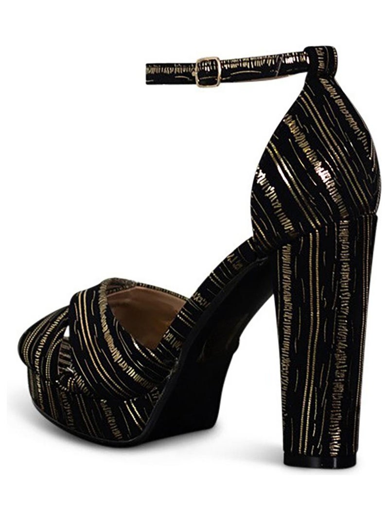 Sandales Kebello Doré/or - Kiabi