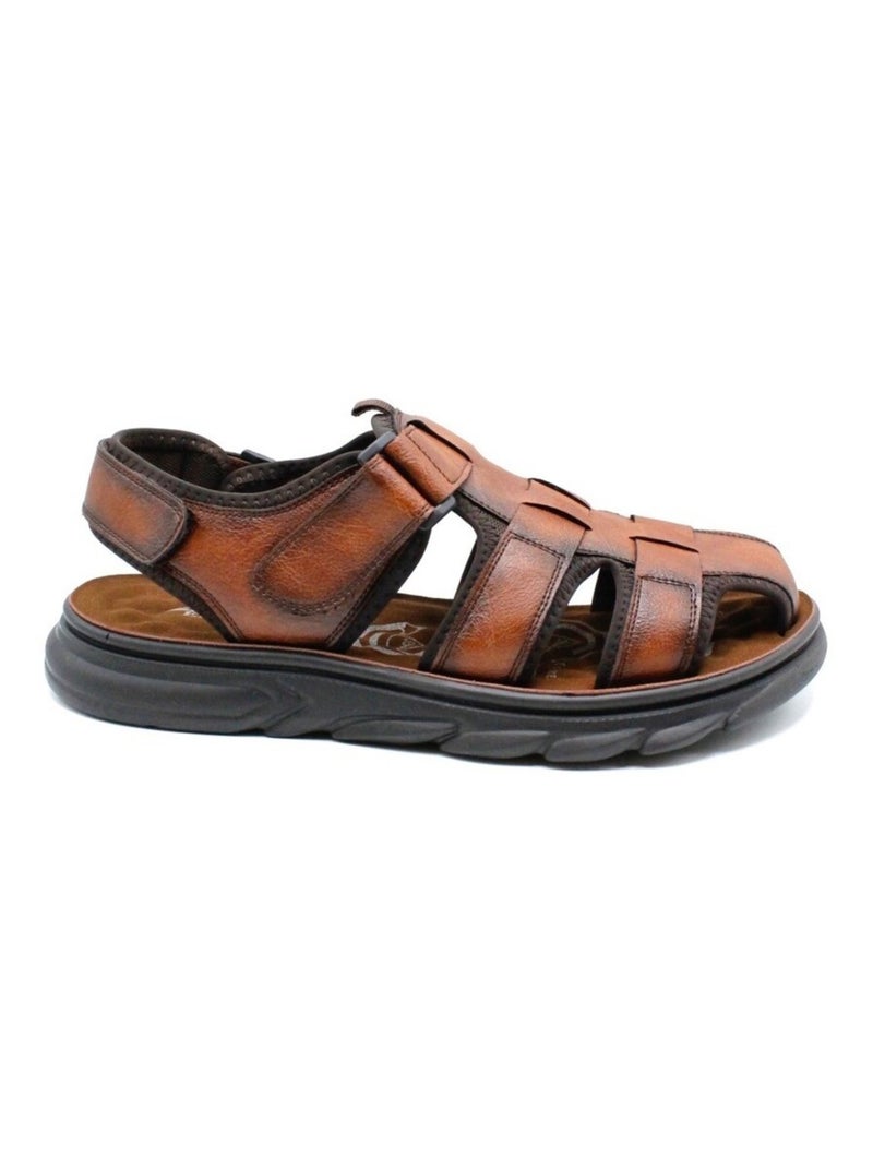 Sandales Kebello Marron - Kiabi