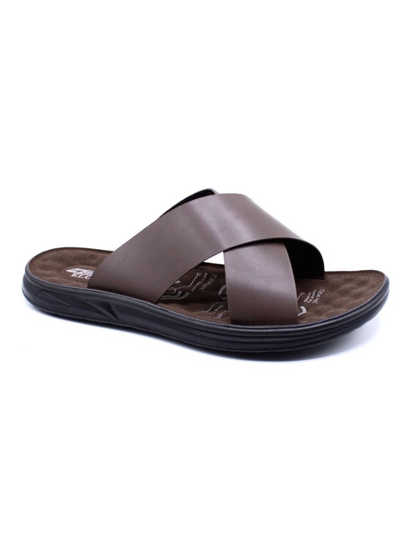 Sandales Kebello Marron - Kiabi