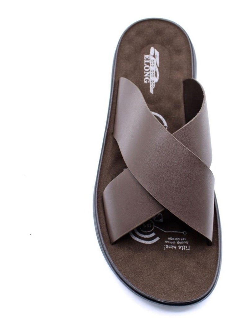 Sandales Kebello Marron - Kiabi
